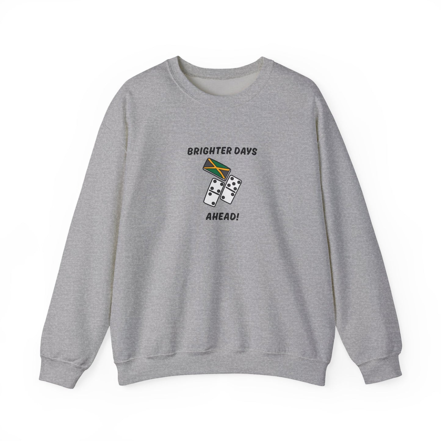 Jamaica  Domino Nostalgia Brighter Days Ahead  Crewneck Sweatshirt