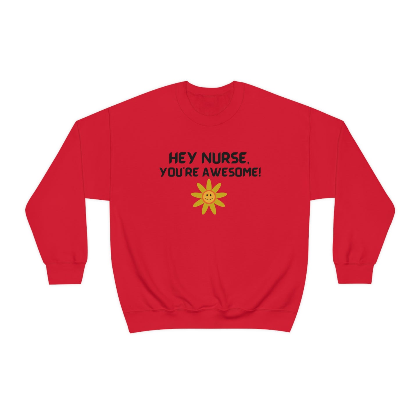 CREWNECK SWEATSHIRT NURSE GIFT WITH AWESOME WORDS FOR NURSE