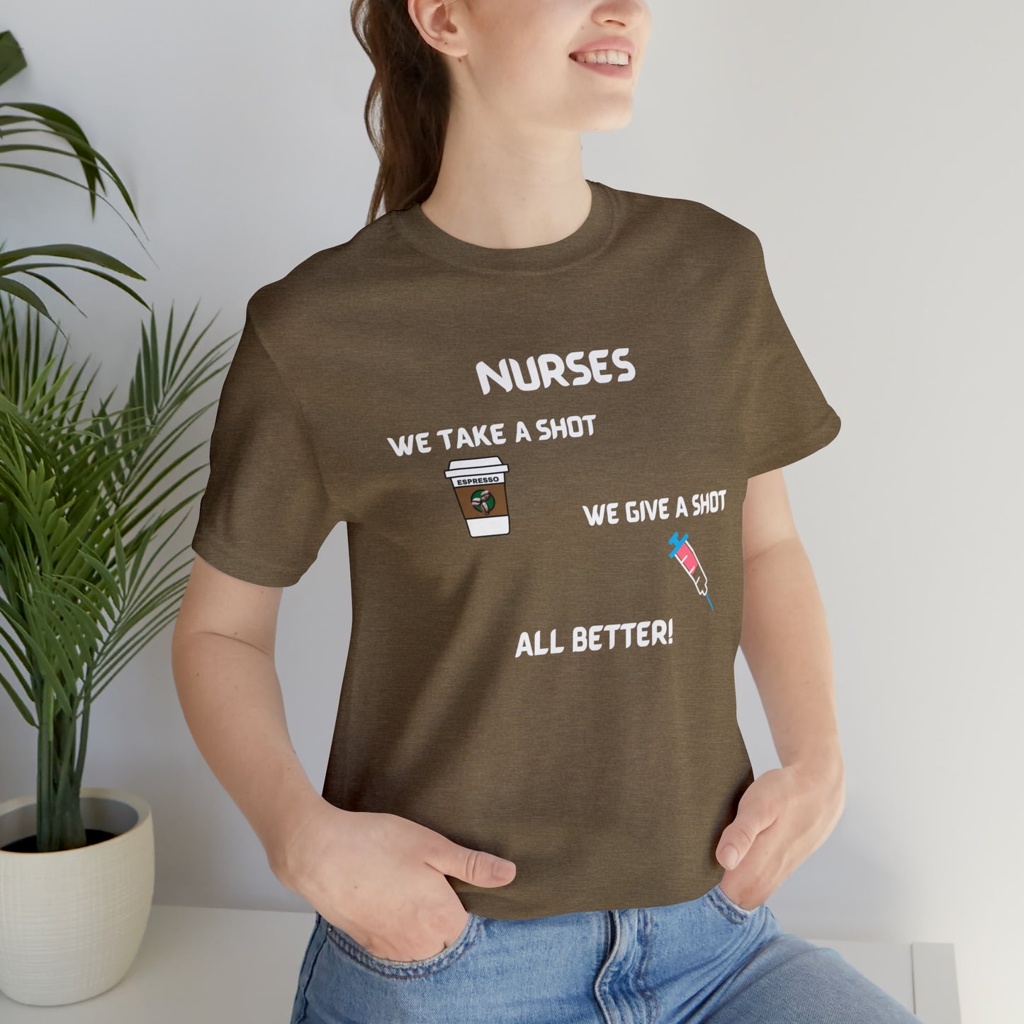 FUN MESSAGE NURSE T SHIRT GIFT