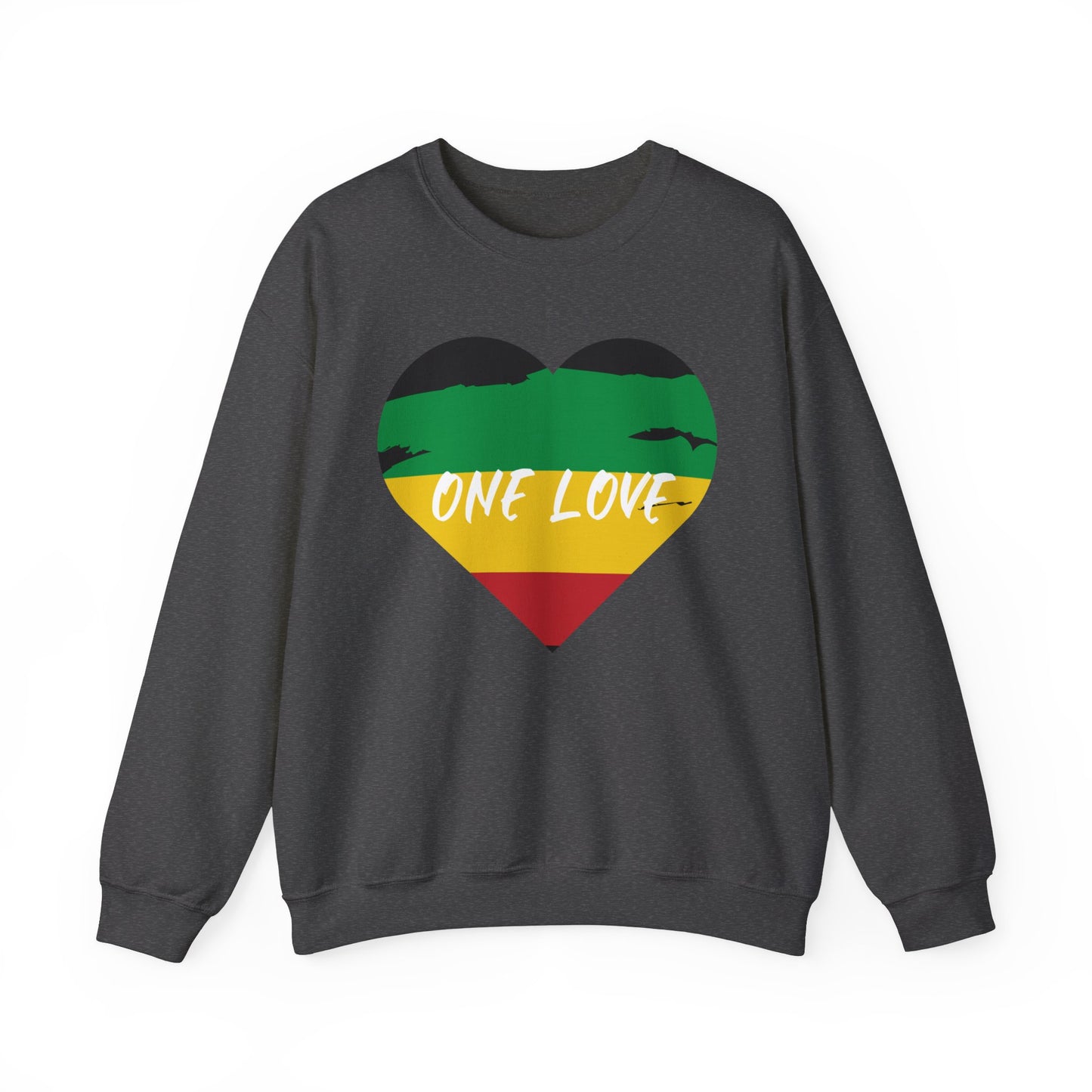 ONE LOVE HEART CREWNECK SWEATSHIRT GIFT