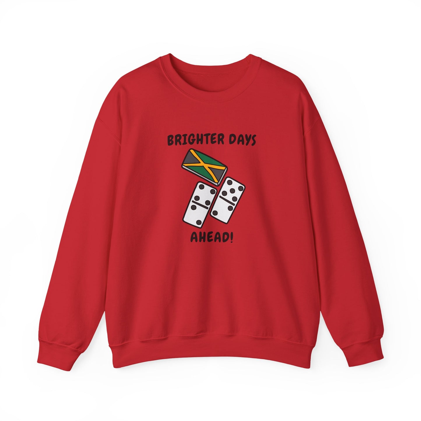 Jamaica Domino Nostalgia Crewneck Sweatshirt Brighter Days Ahead