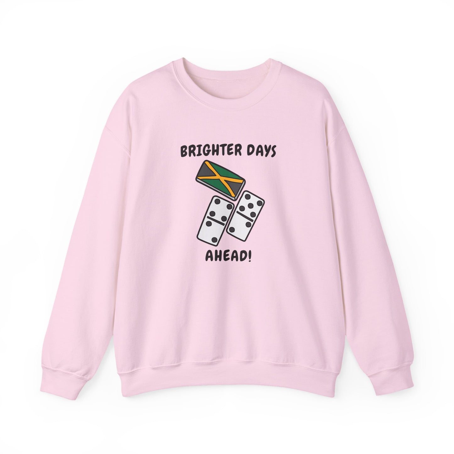 Jamaica Domino Nostalgia Crewneck Sweatshirt Brighter Days Ahead