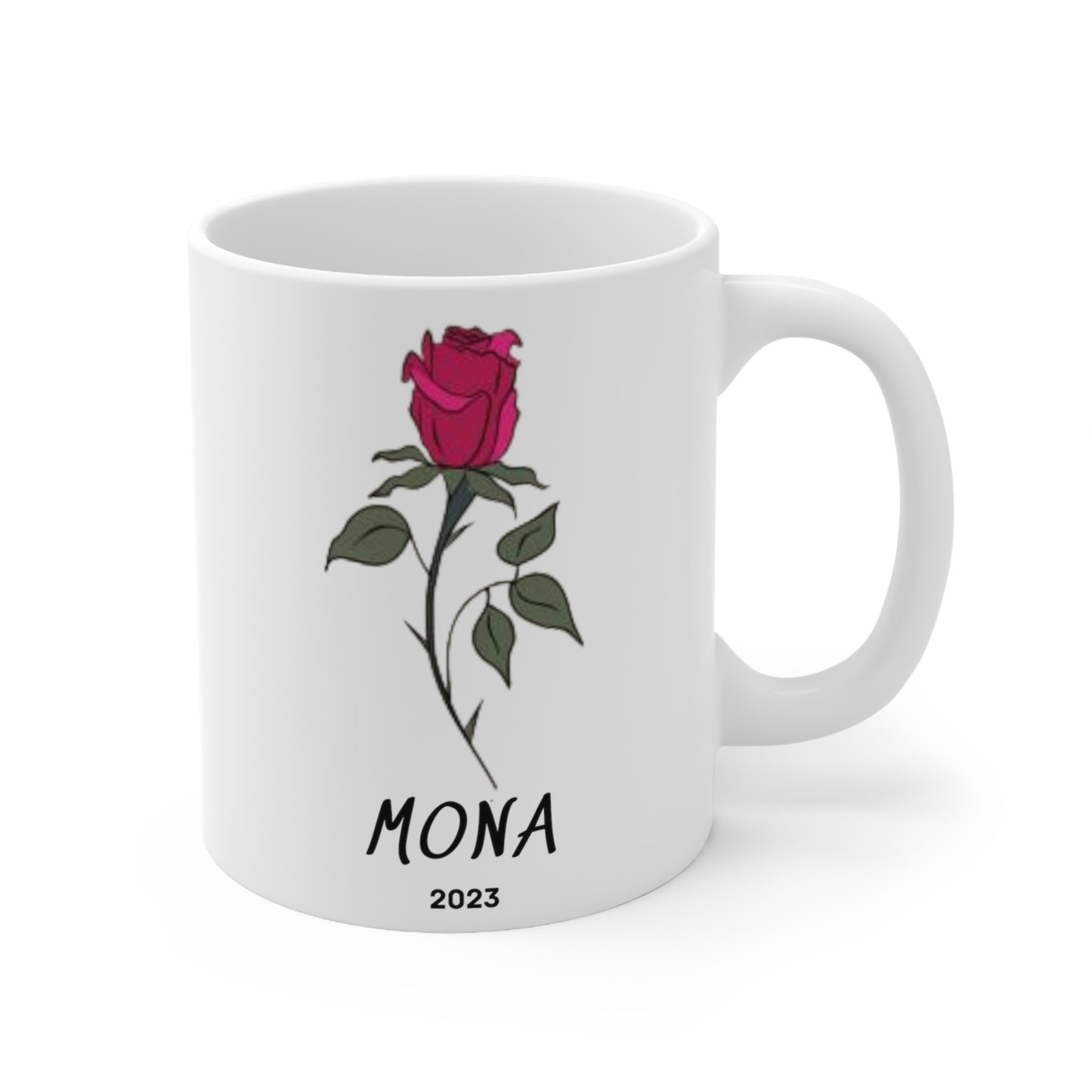 Birth Month flower mug (June)