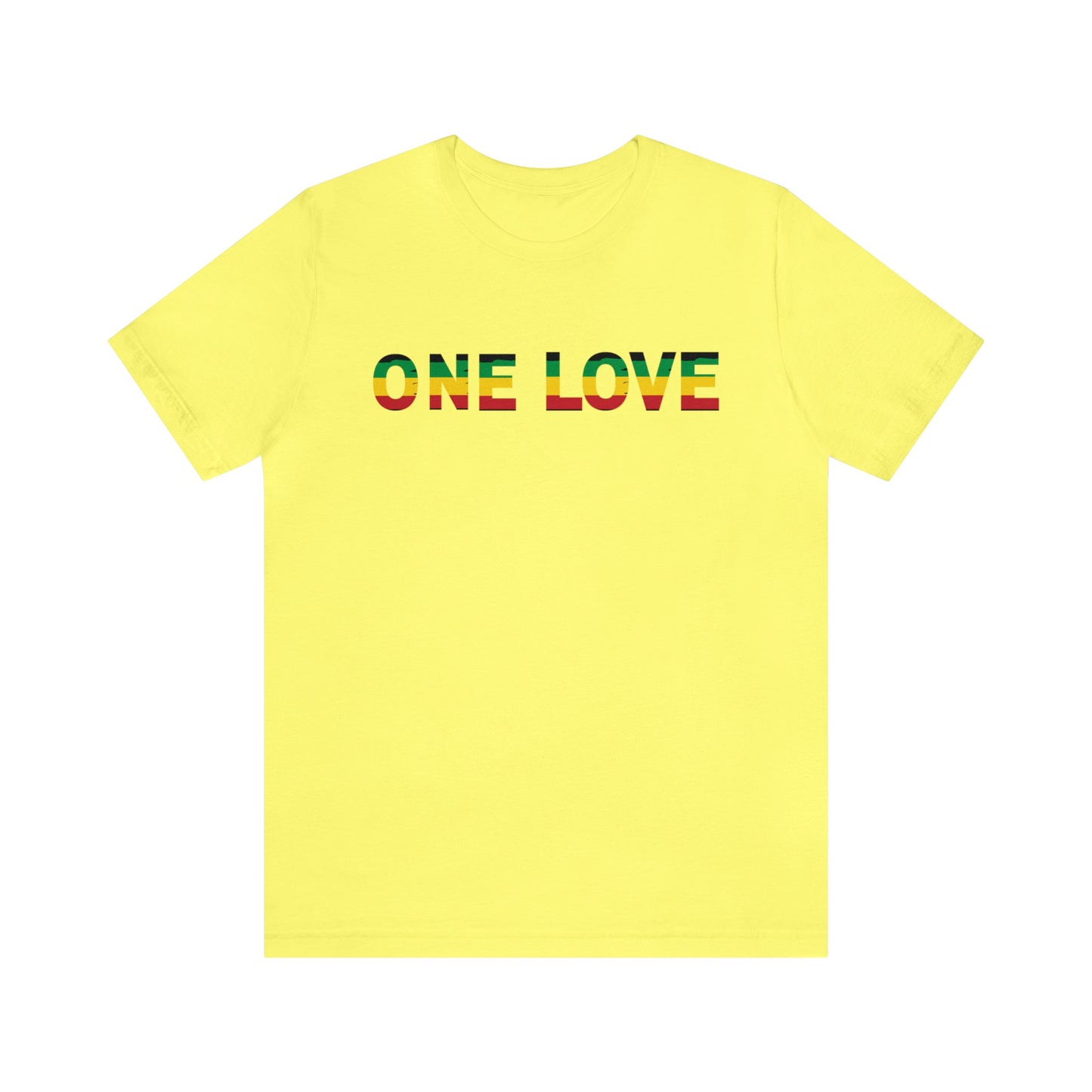 ITES COLORS ONE LOVE STATEMENT CREWNECK T SHIRT