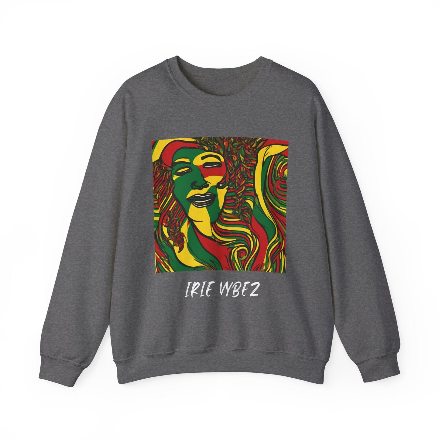 GRAPHIC RASTAH ART DESIGN CREWNECK SWEATSHIRT