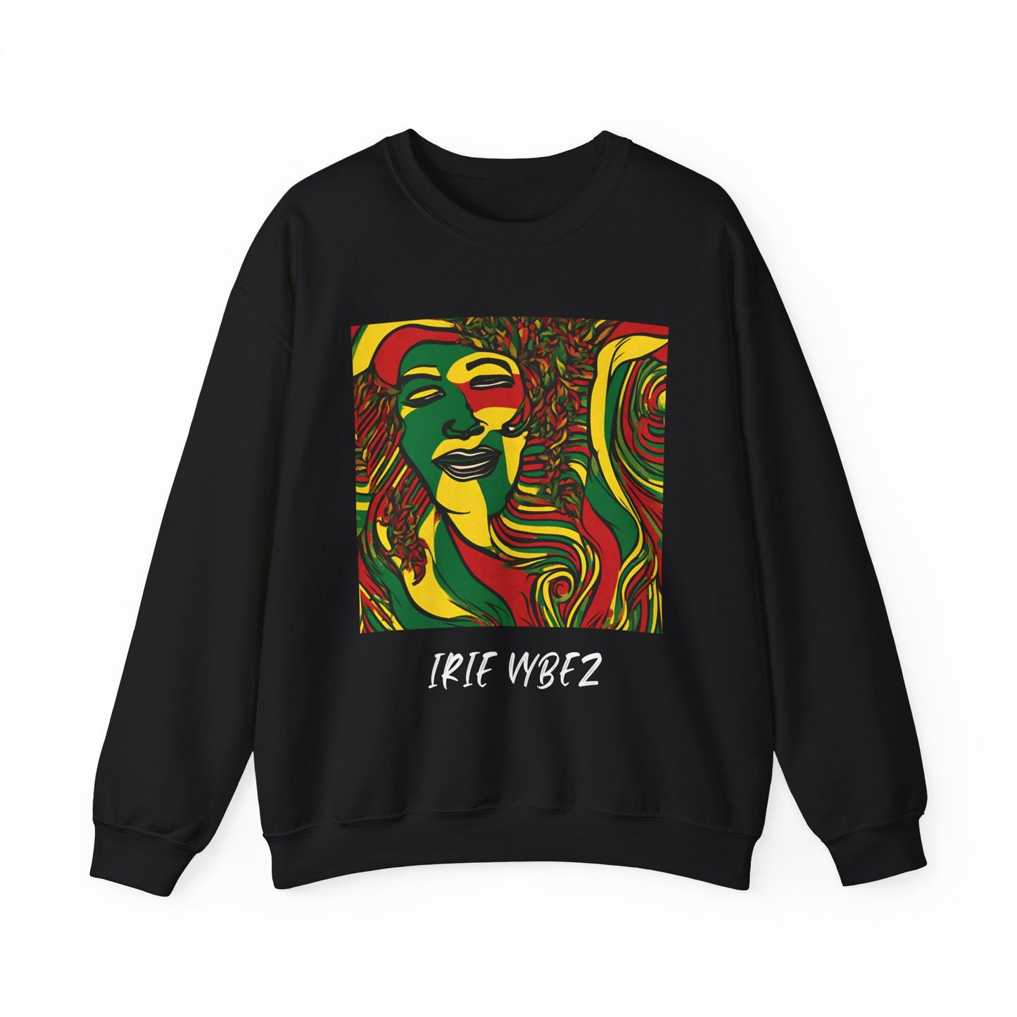 GRAPHIC RASTAH ART DESIGN CREWNECK SWEATSHIRT