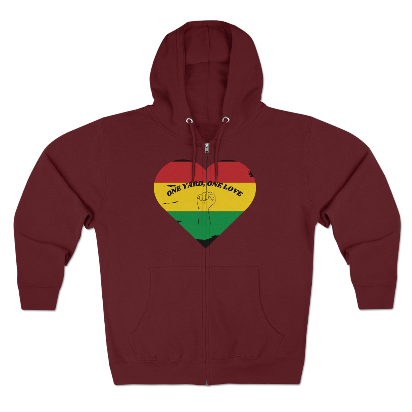 ONE LOVE POWER ZIP UP HOODIE GIFT