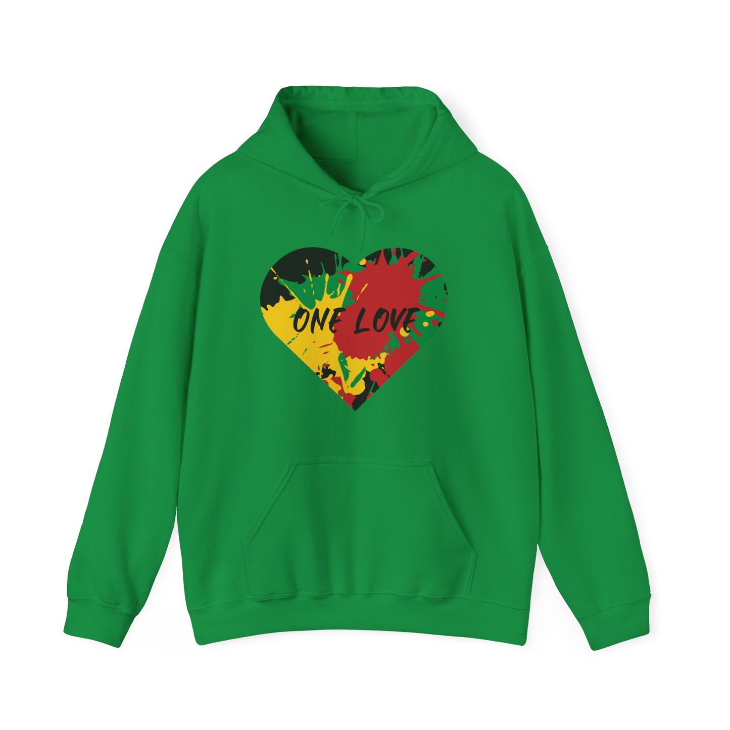 ONE LOVE RASTAH COLORS HOODED SWEATSHIRT