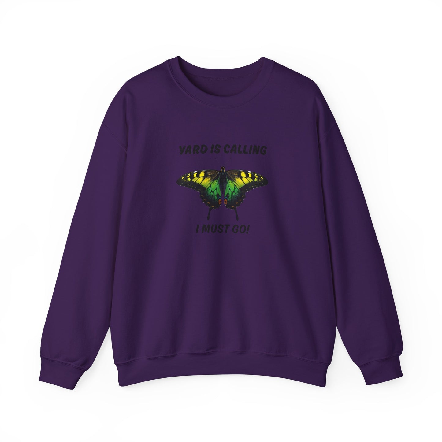 Yard Is Calling Jamaican Monarch Butterfly  Crewneck