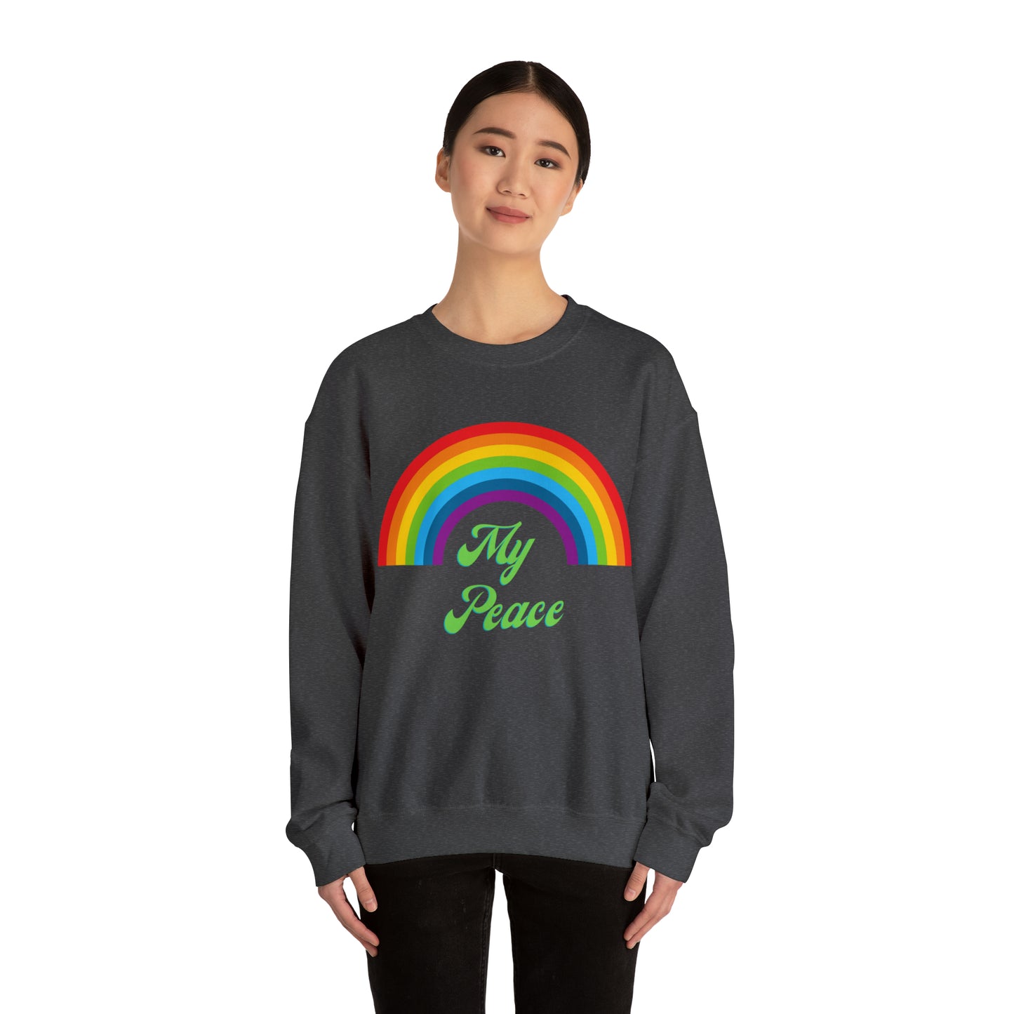 Rainbow Design Statement Crewneck Sweatshirt Gift