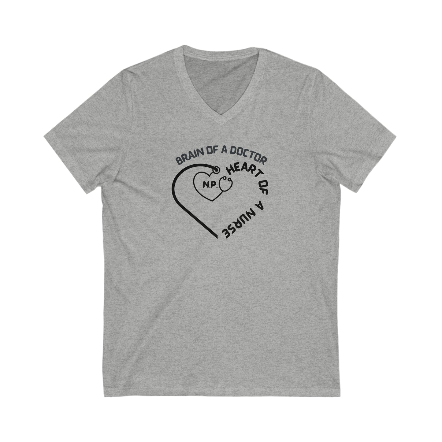 CUTE V NECK TSHIRT GIFT FOR NURSE PRACTITIONER