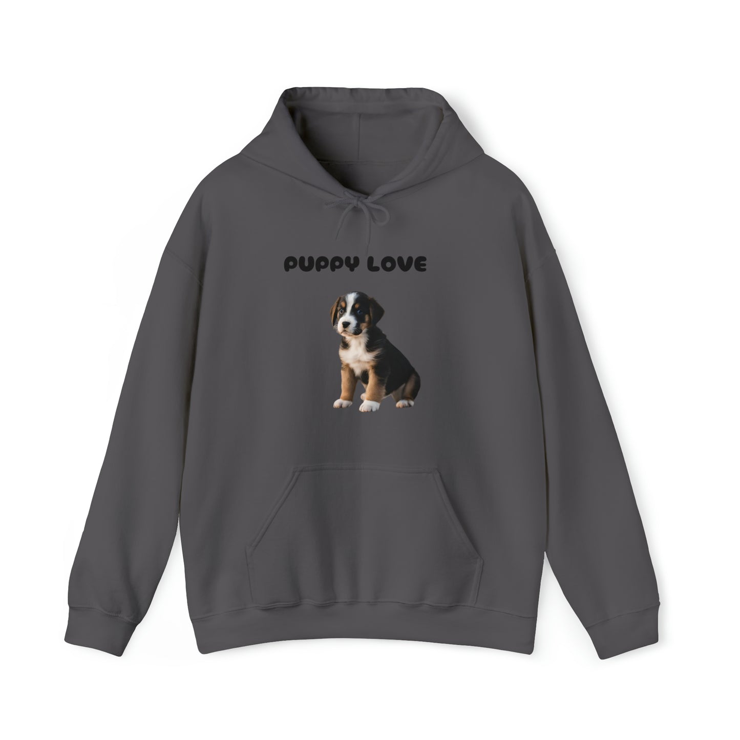 Puppy Love  Puppy pic hooded sweatshirt gift