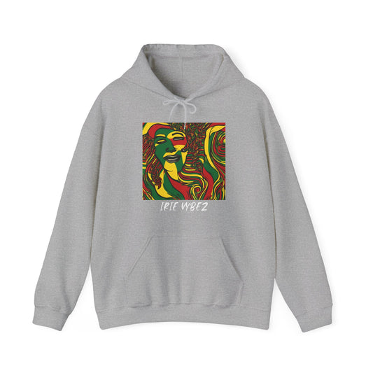 IRIE VYBEZ GRAPHIC RASTAH THEME HOODIE GIFT