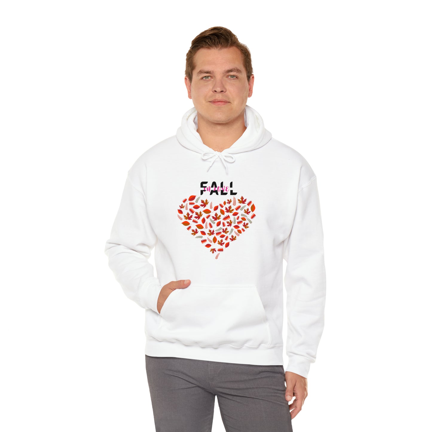 FALL IN LOVE FALL THEME UNISEX HOODIE GIFT