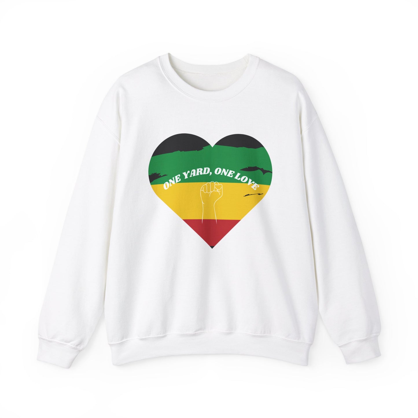 ONE YARD ONE LOVE POWER GRAPHIC ART SWEATSHIRT