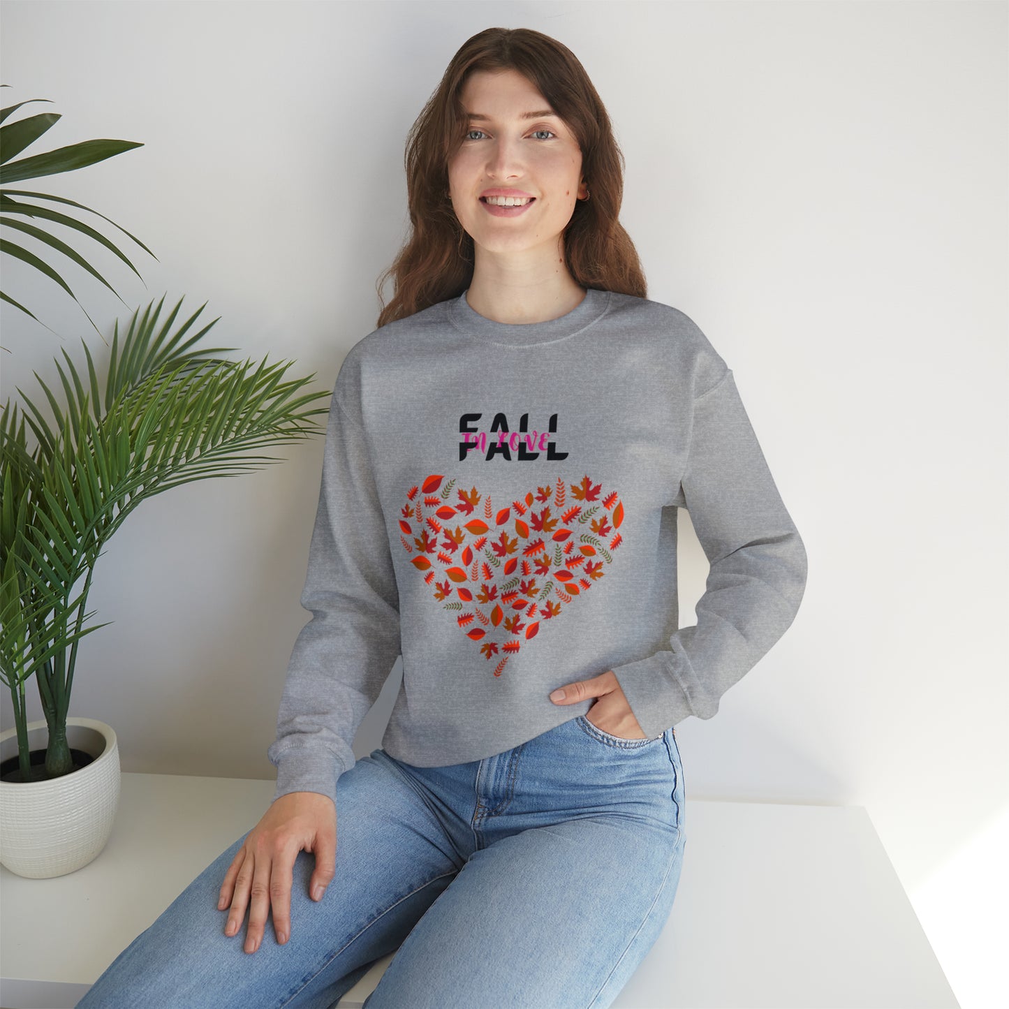 FALL IN LOVE UNISEX SWEATSHIRT FALL GIFT