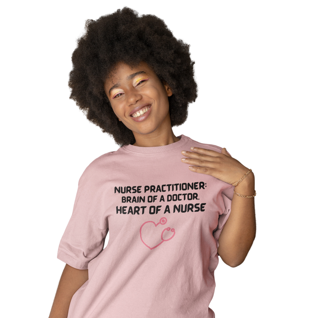 CREWNECK T SHIRT DESIGNED FOR NURSE PRACTITIONS