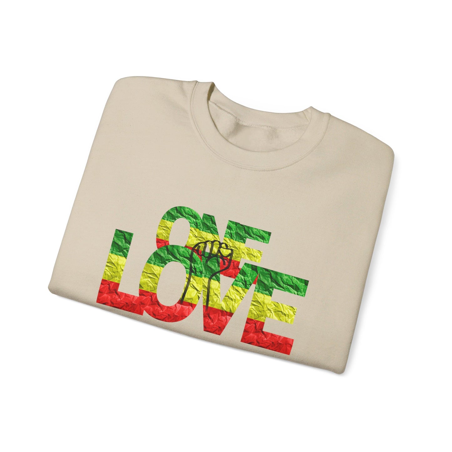 ONE LOVE POWER STATEMENT CREWNECK SWEATSHIRT GIFT