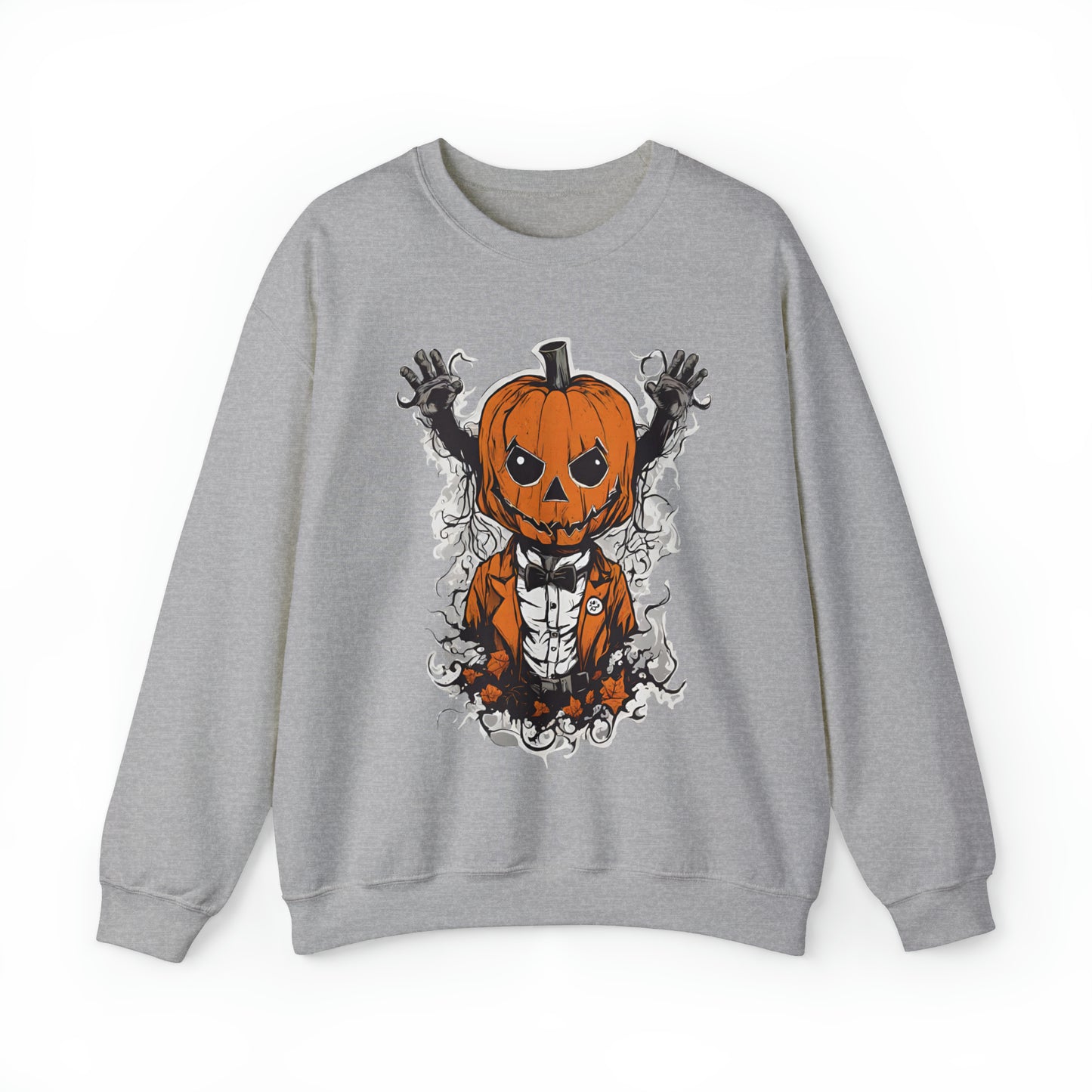 CREEPY PUMPKIN HALLOWEEN SWEATSHIRT GIFT