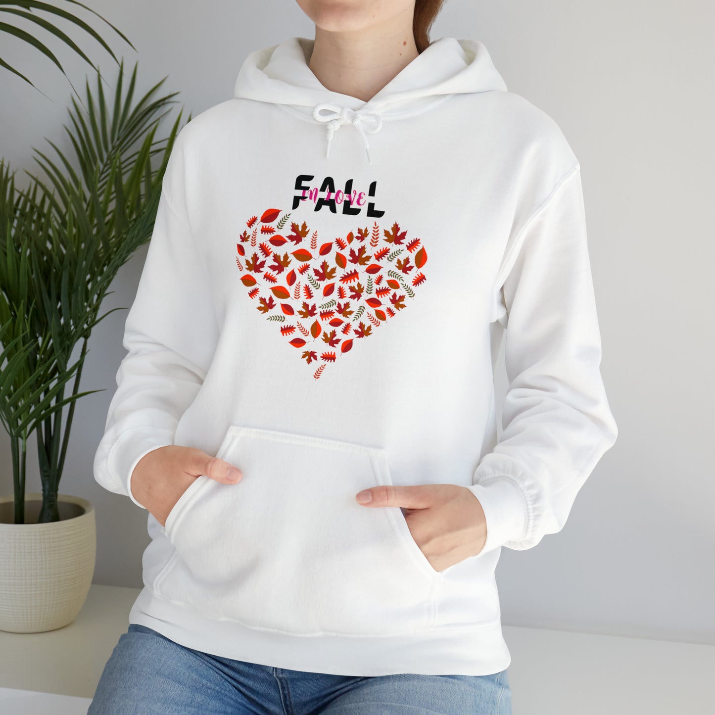 FALL IN LOVE FALL THEME UNISEX HOODIE GIFT