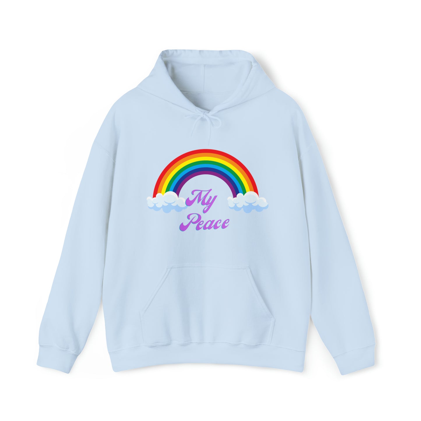 Rainbow Print Statement Hoodie Gift