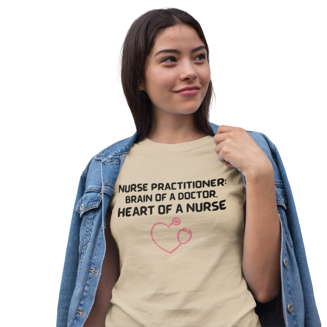 CREWNECK T SHIRT DESIGNED FOR NURSE PRACTITIONS