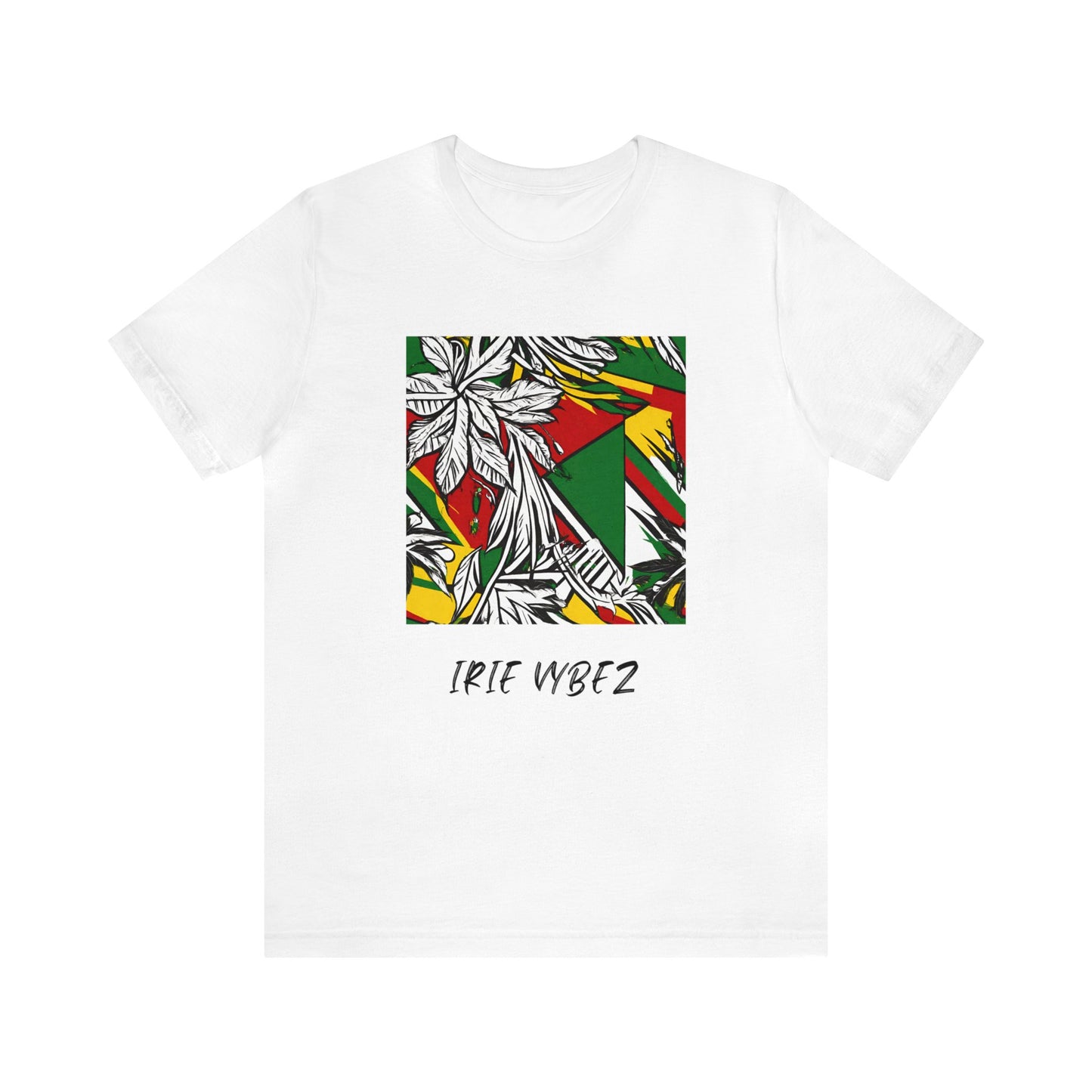 IRIE VYBEZ  ROOTS COLOR GRAPHIC SHORT SLEEVE TEE SHIRT