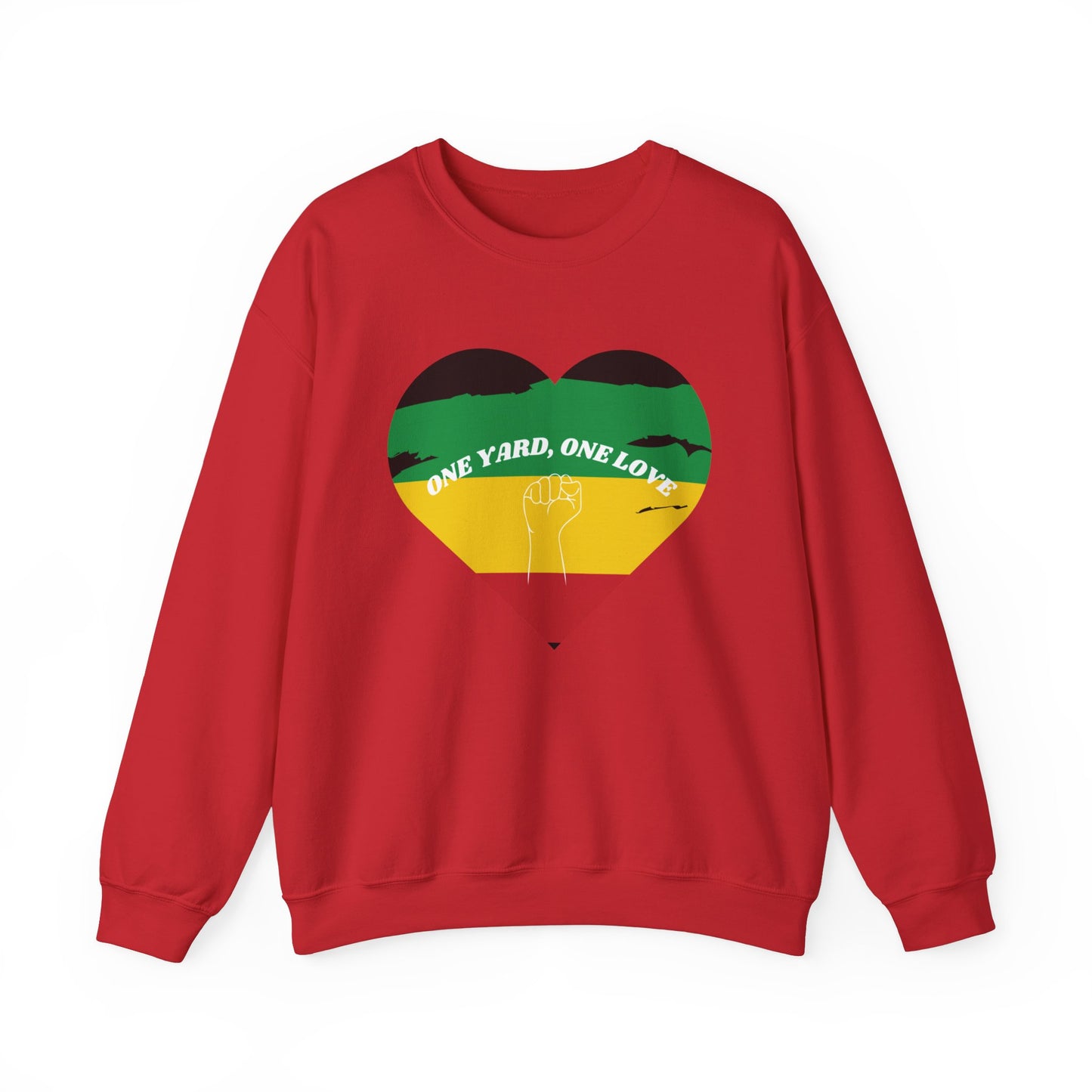 ONE YARD ONE LOVE POWER GRAPHIC ART SWEATSHIRT