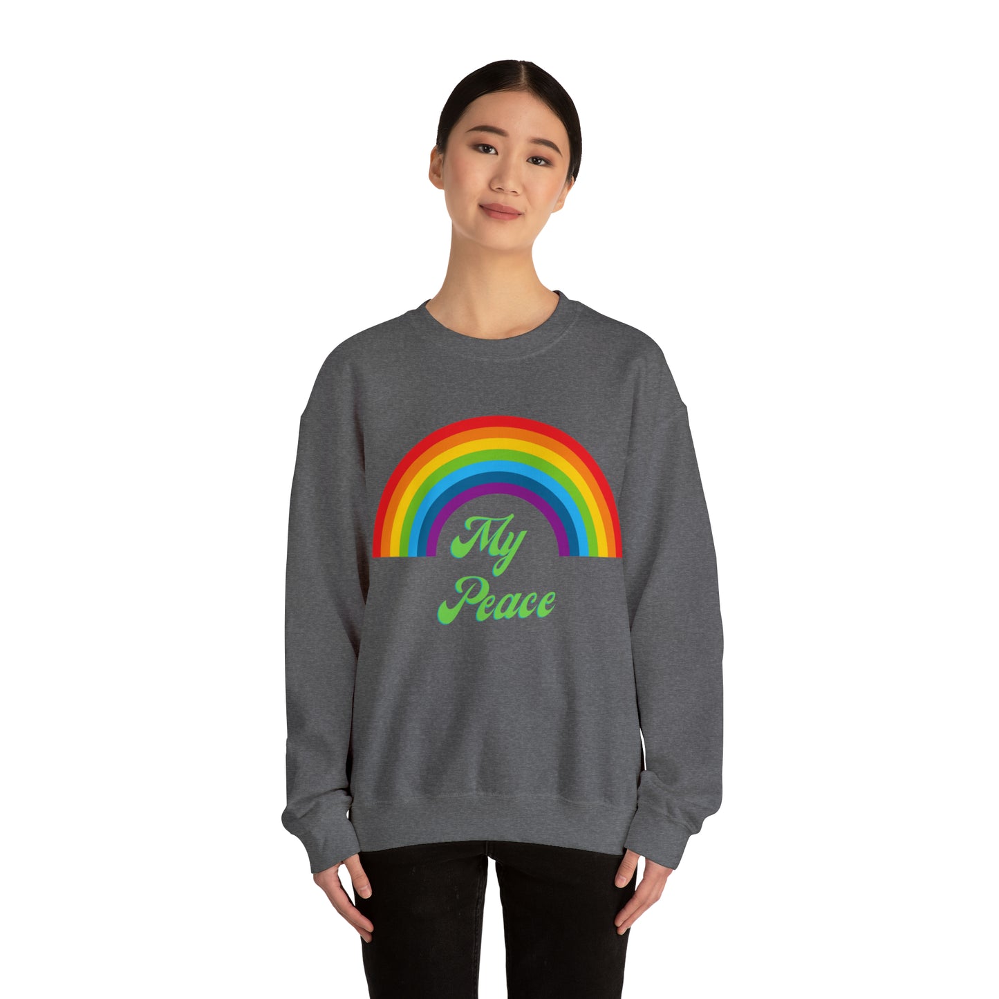 Rainbow Design Statement Crewneck Sweatshirt Gift