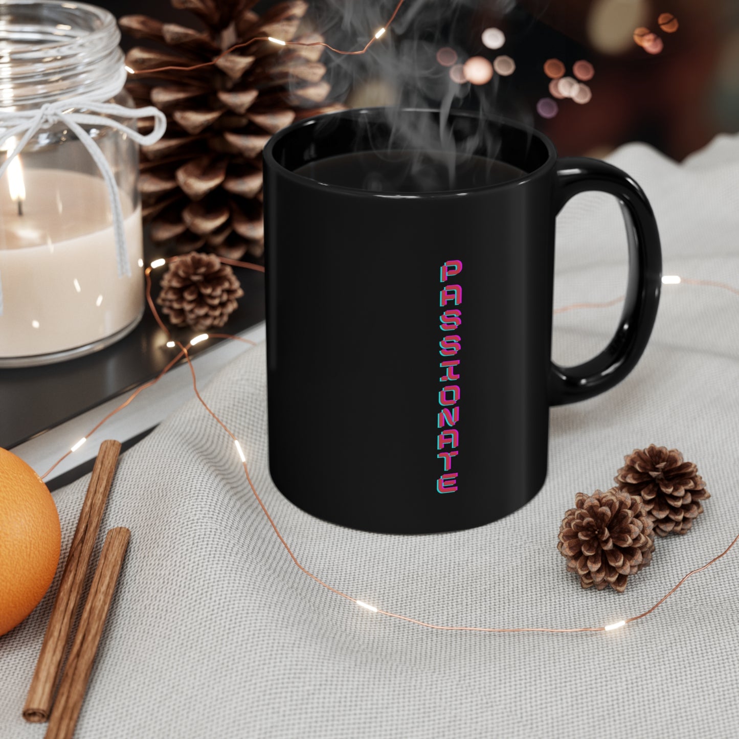 PASSIONATE BLACK COFFEE MUG GIFT