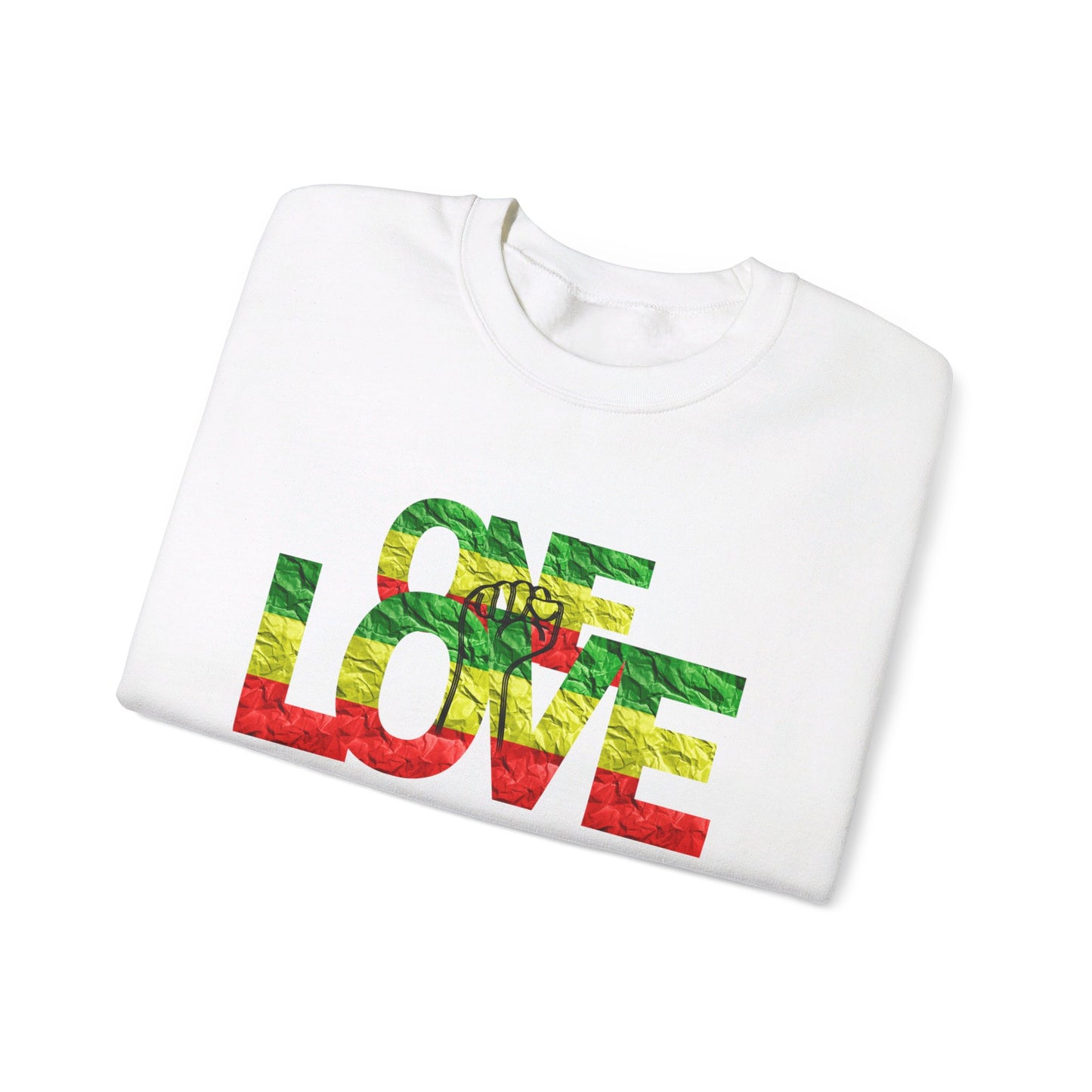 ONE LOVE POWER STATEMENT CREWNECK SWEATSHIRT GIFT