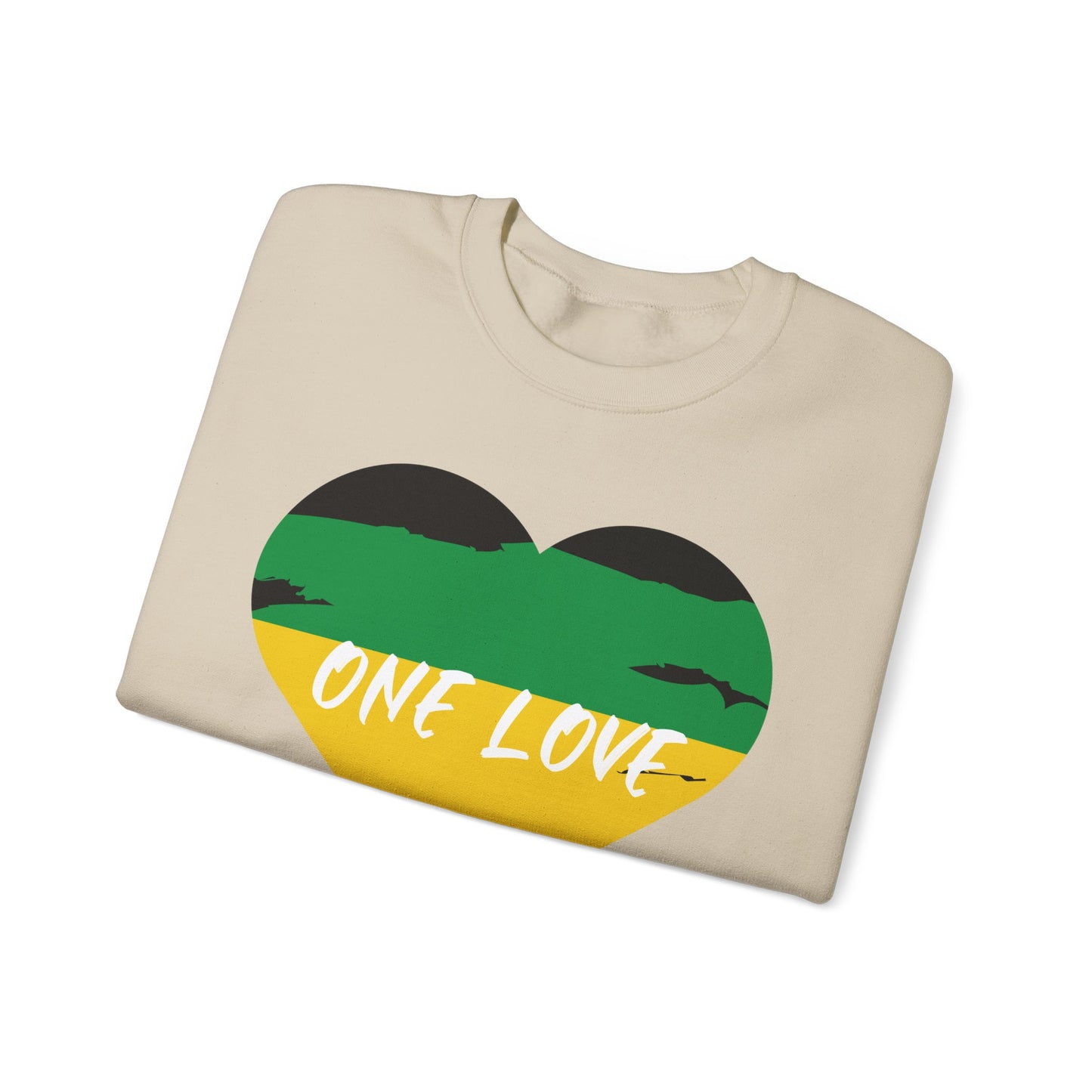 ONE LOVE HEART CREWNECK SWEATSHIRT GIFT