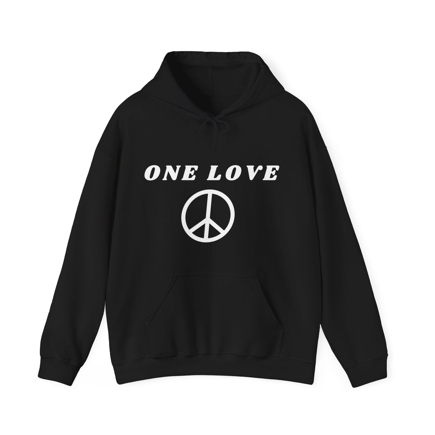 ONE LOVE PEACE HOODED SWEATSHIRT GIFT