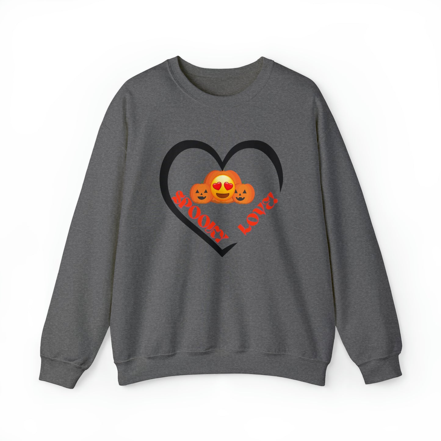 SPOOKY LOVE PUMPKIN THEME HALLOWEEN SWEATSHIRT GIFT