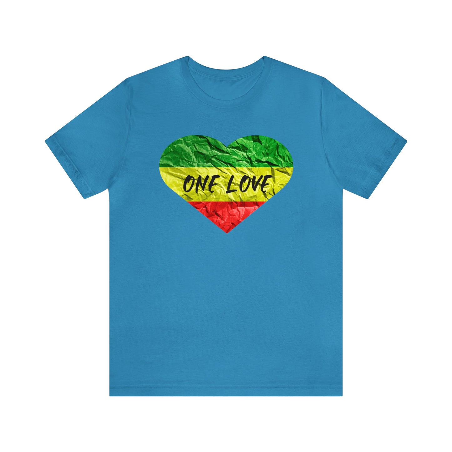 REGGAE ONE LOVE ROOTS SHORT SLEEVE TEE SHIRT GIFT