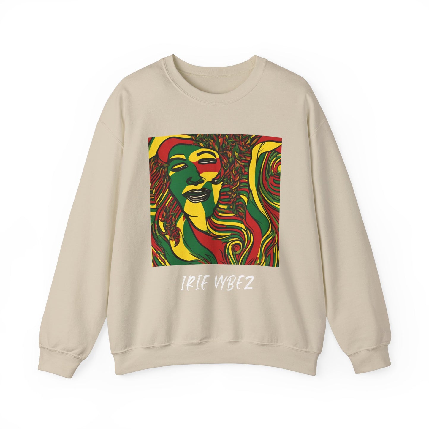 GRAPHIC RASTAH ART DESIGN CREWNECK SWEATSHIRT