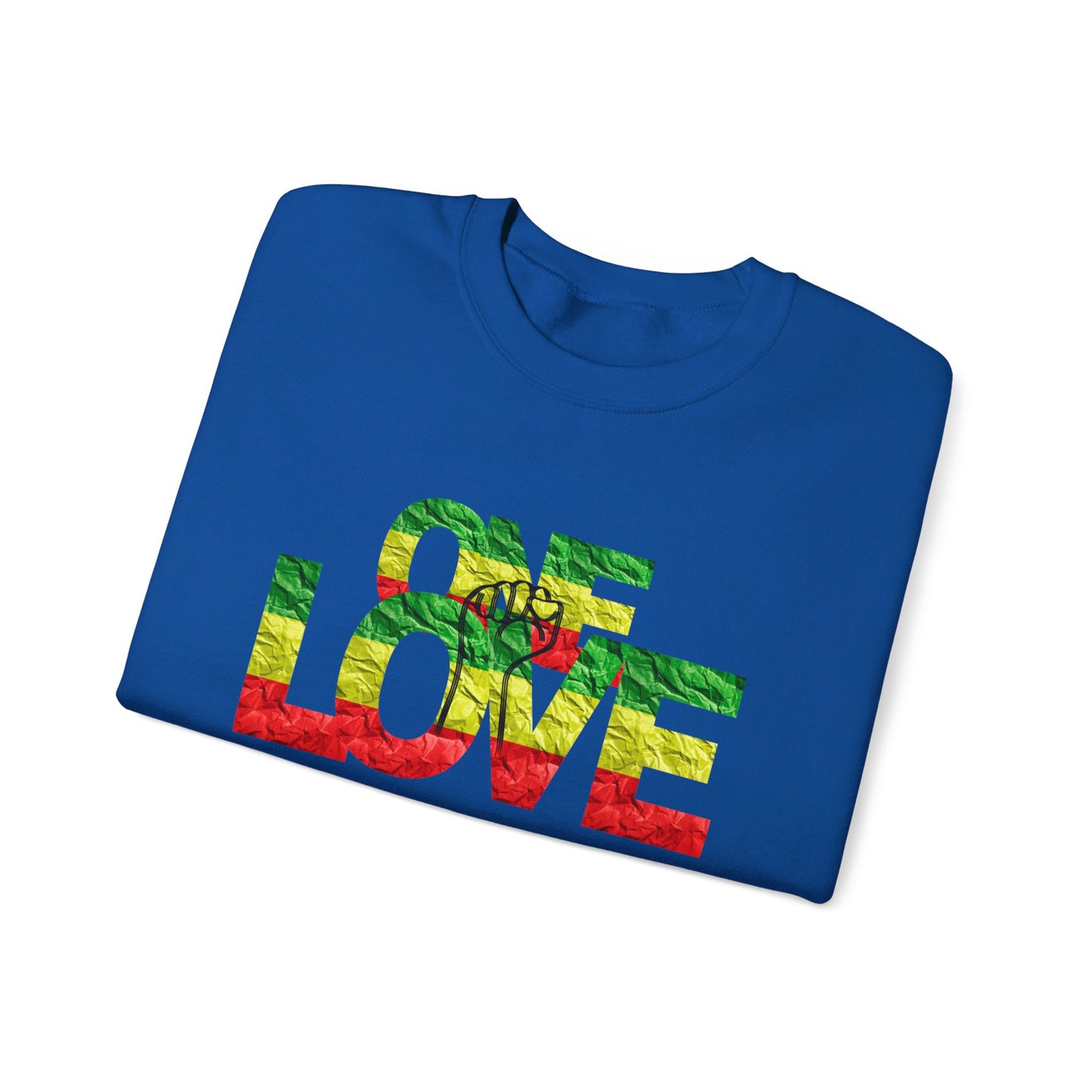 ONE LOVE POWER STATEMENT CREWNECK SWEATSHIRT GIFT