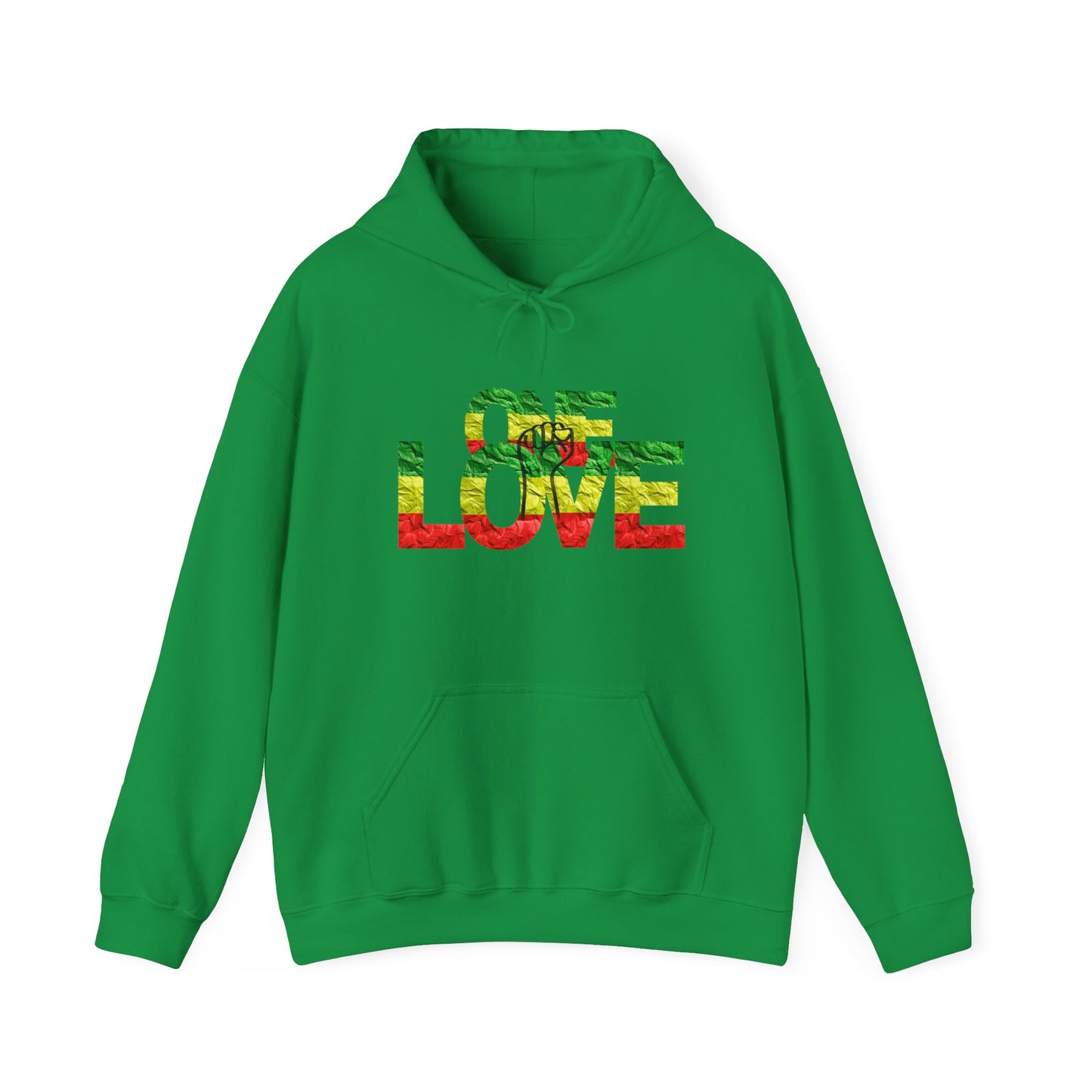 ONE LOVE ROOTS COLOR STAEMENT HOODIE GIFT