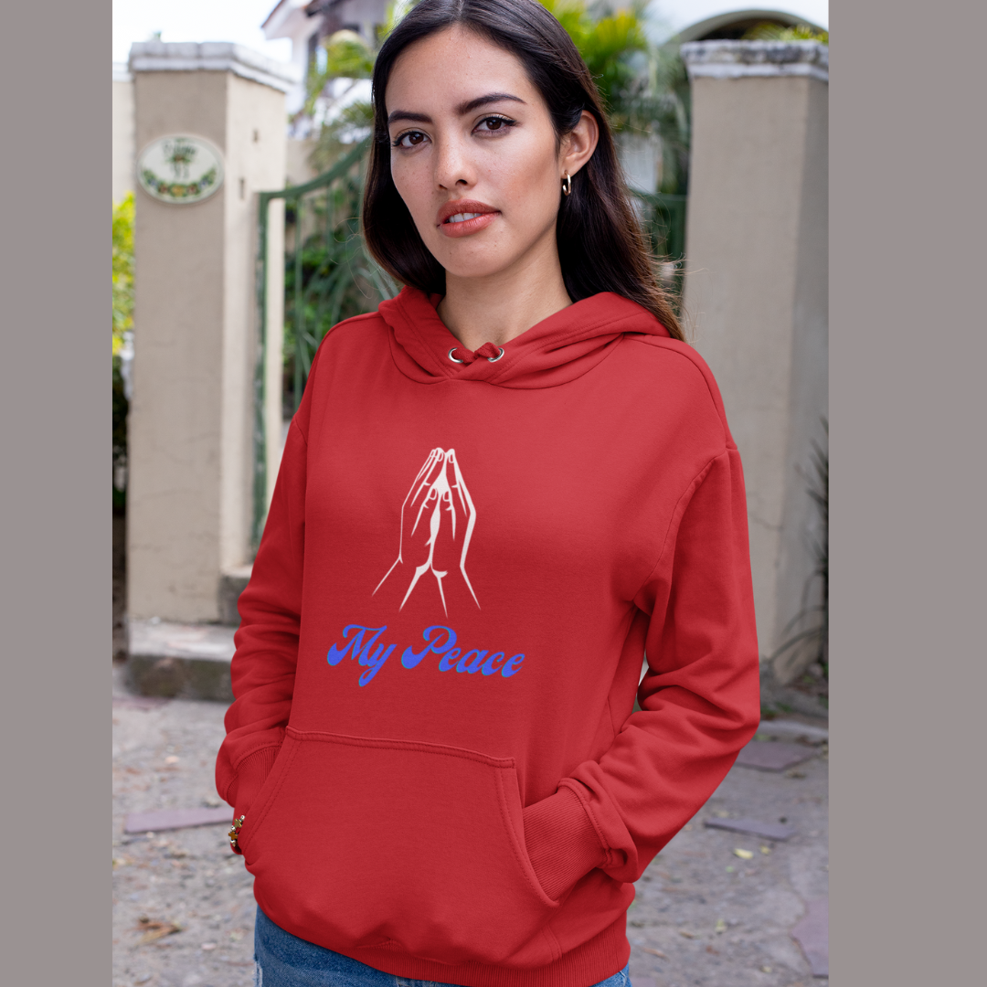 Praying Hands Design Hooded Sweatshirt Gift