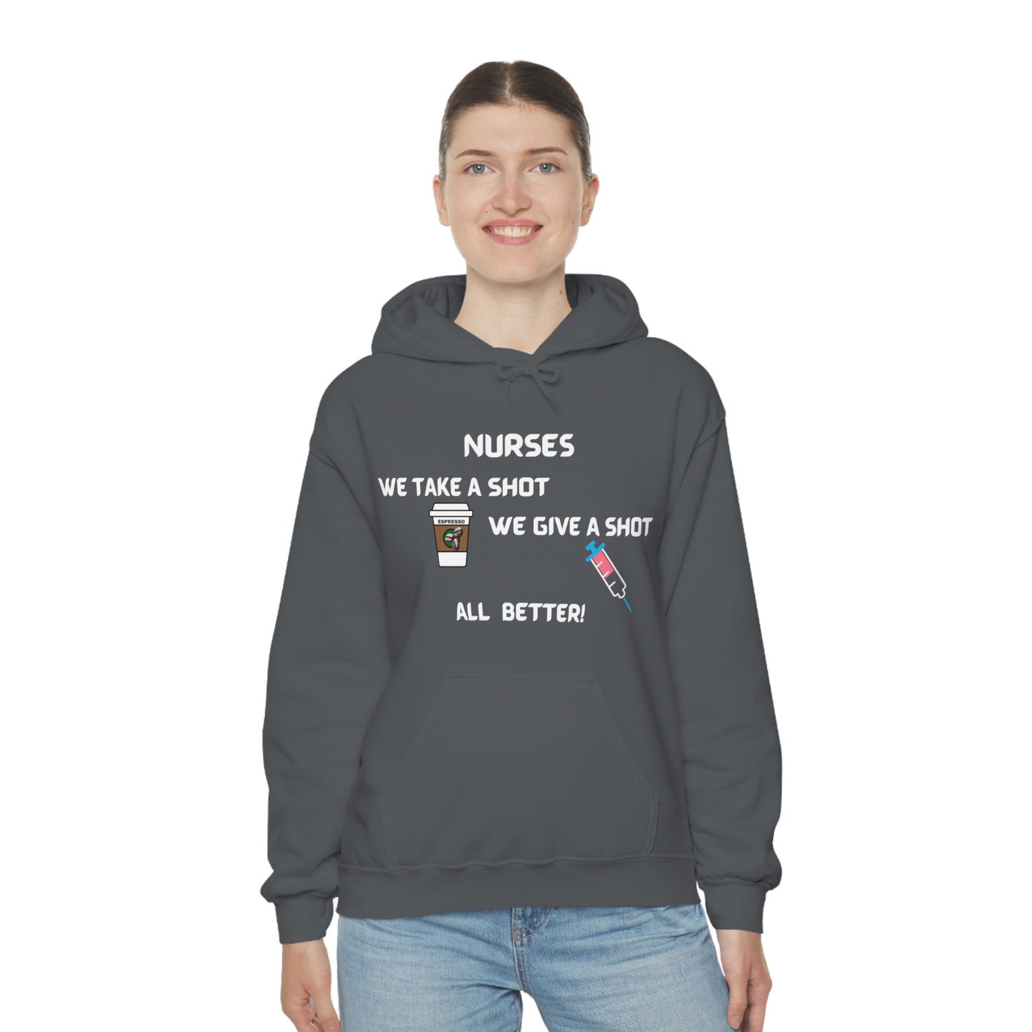 NURSES FUNNY HOODED SWEATSHIRT GIFT