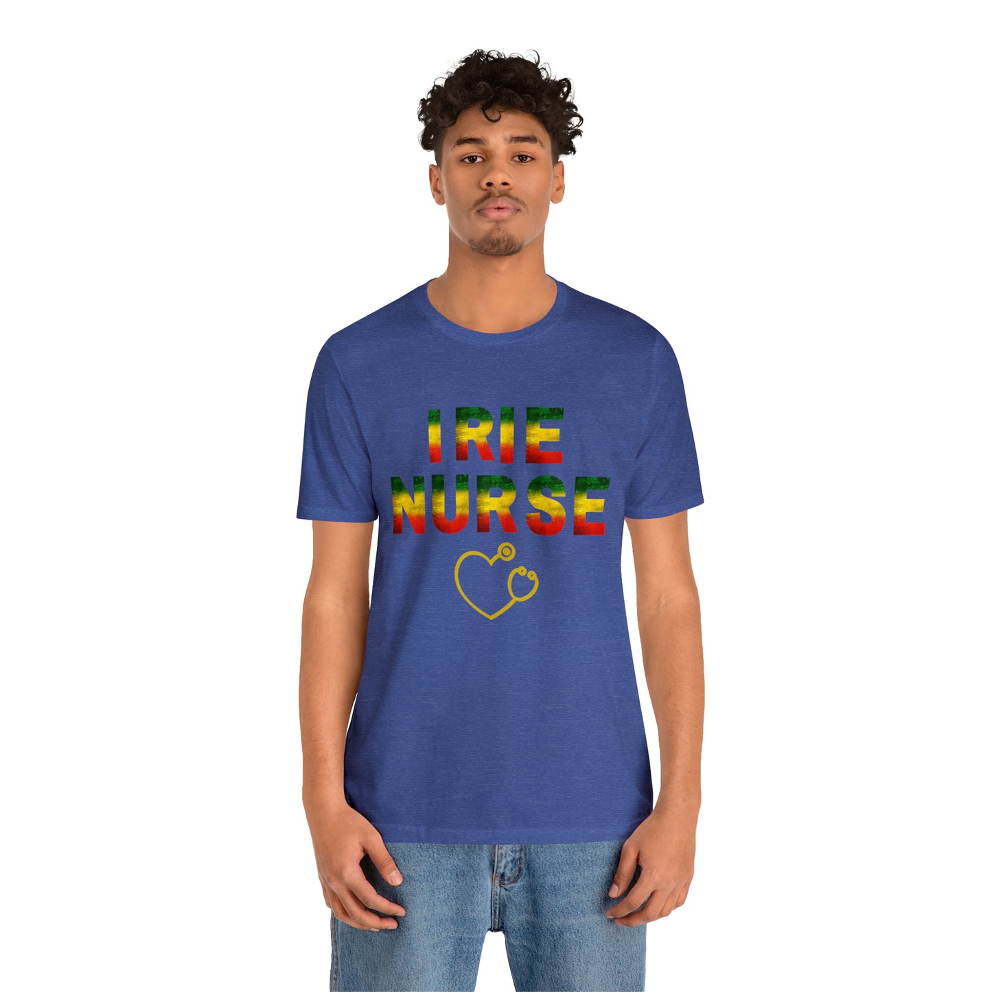 UNISEX SHORT SLEEVE IRIE NURSE T SHIRT GIFT