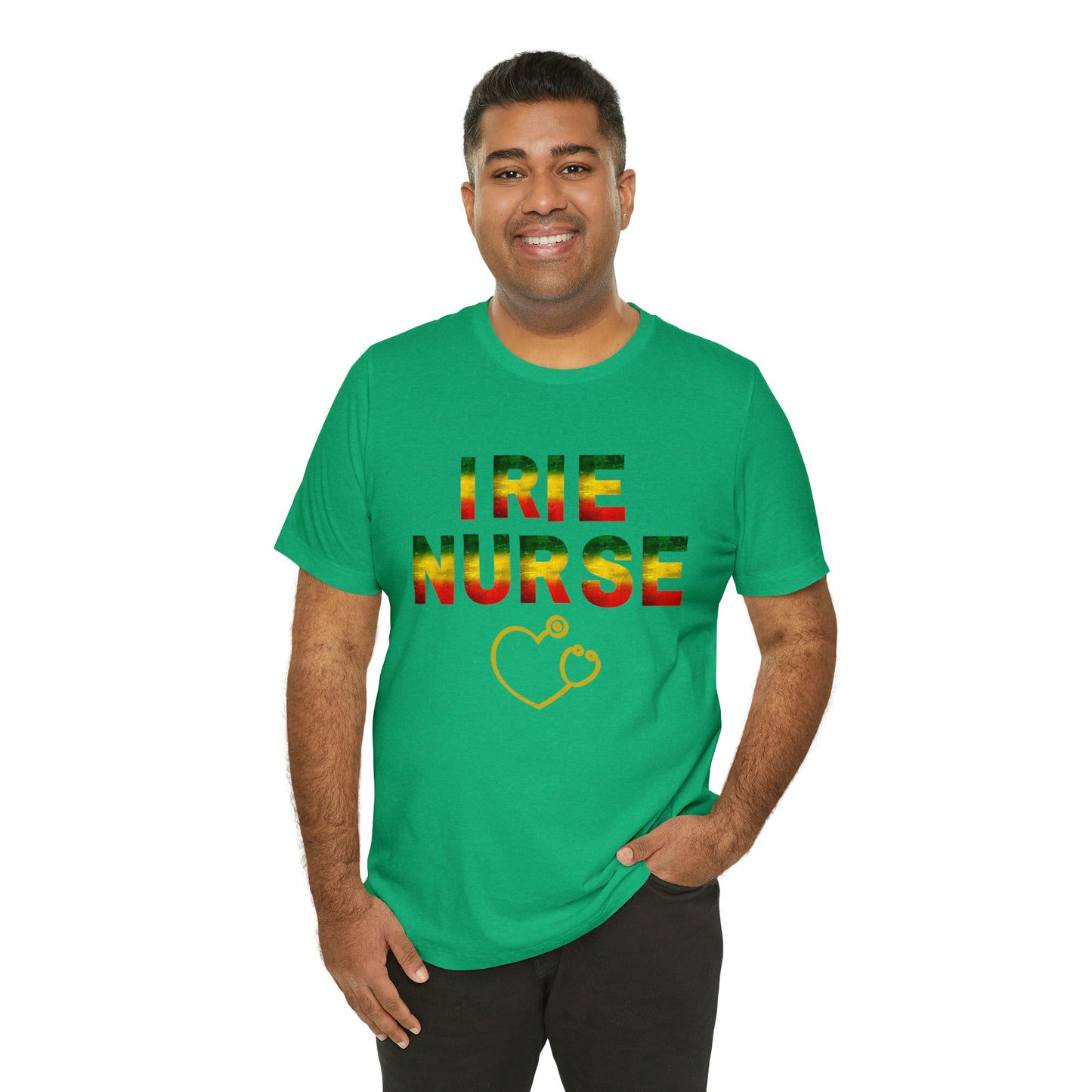 UNISEX SHORT SLEEVE IRIE NURSE T SHIRT GIFT