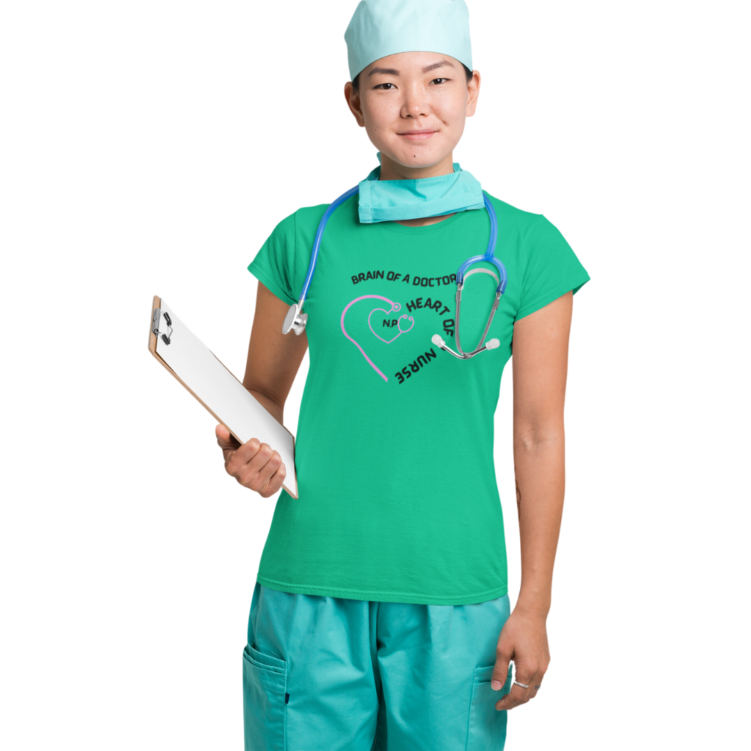 HEART OF A NURSE T SHIRT GIFT FOR NPS