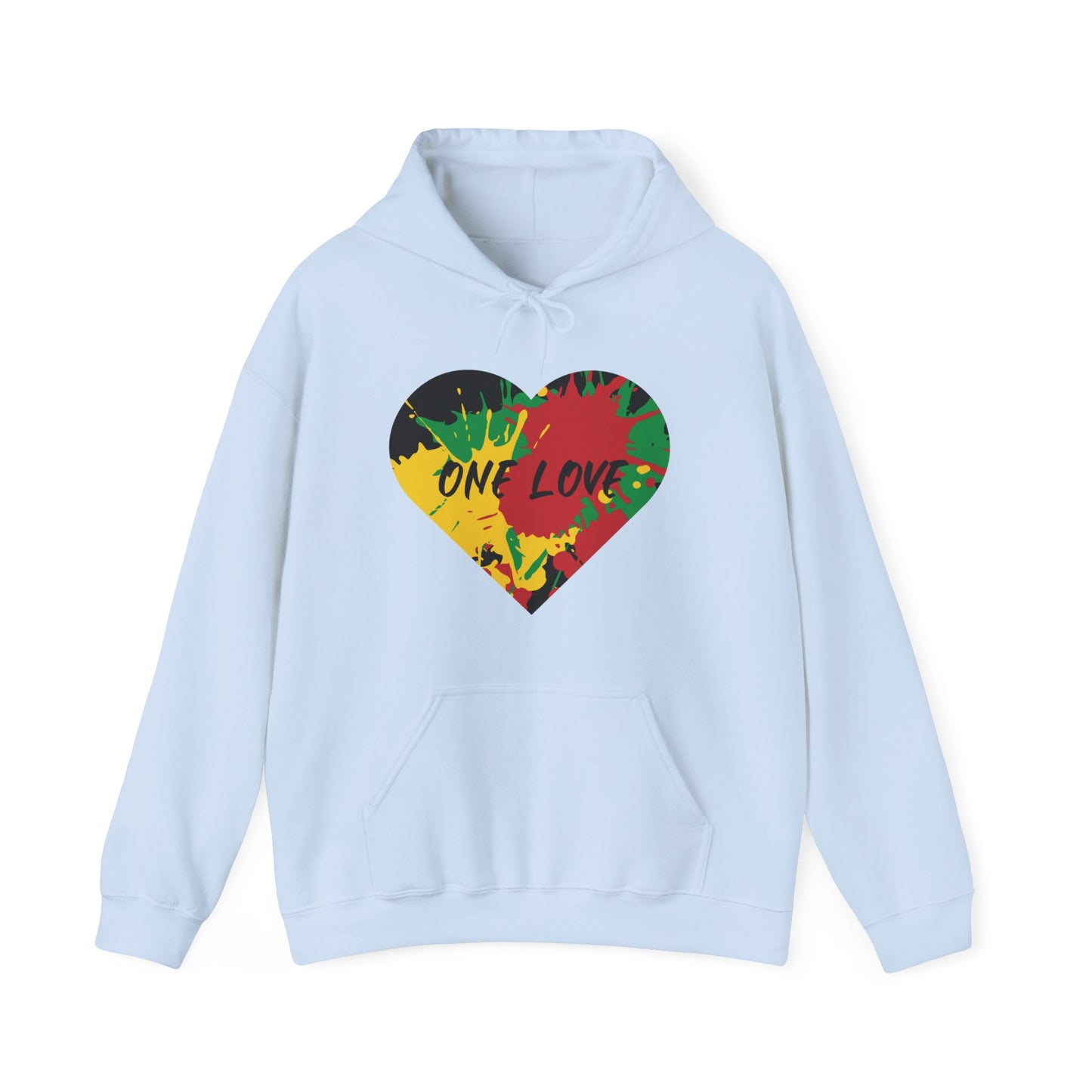 ONE LOVE RASTAH COLORS HOODED SWEATSHIRT