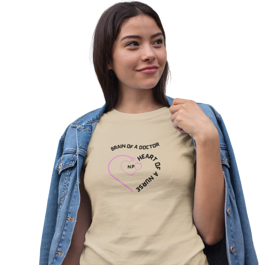 HEART OF A NURSE T SHIRT GIFT FOR NPS