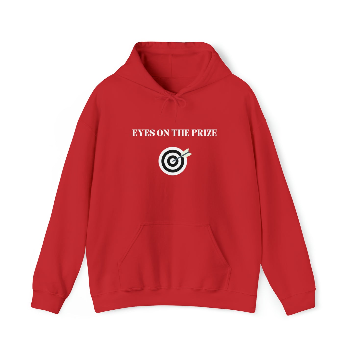 Eyes on the prize Blend Hooded Sweatshirt gift, inspirational words hoodie gift, sweatshirt gift that eacourages