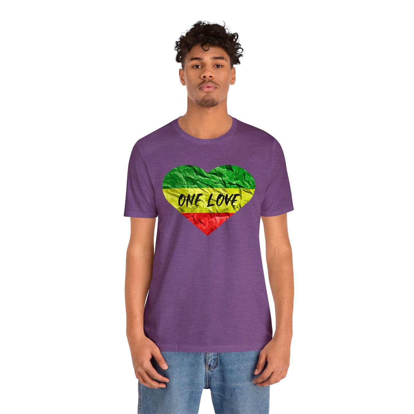 REGGAE ONE LOVE ROOTS SHORT SLEEVE TEE SHIRT GIFT