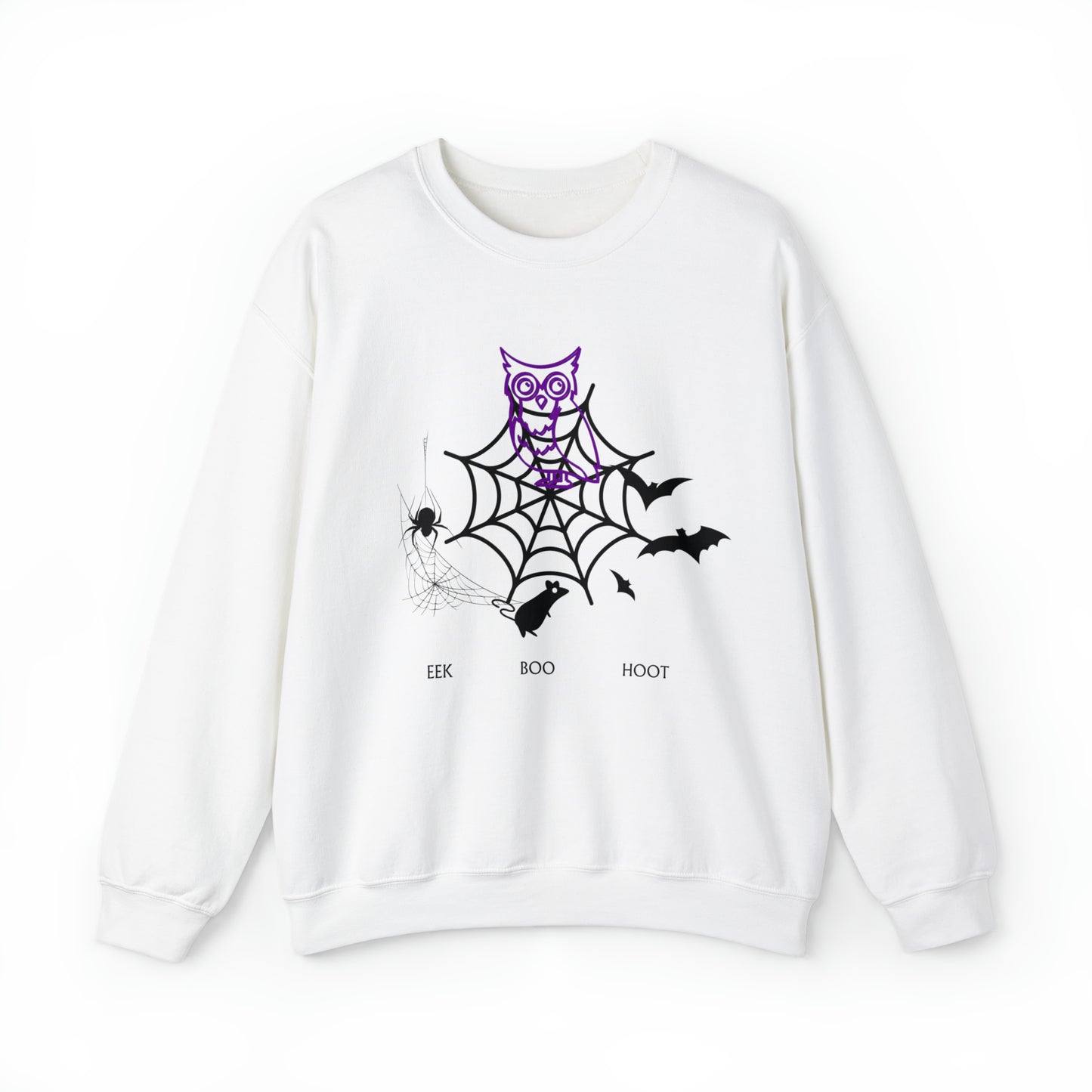 EEK BOO HOOT HALLOWEEN UNISEX SWEATSHIRT GIFT