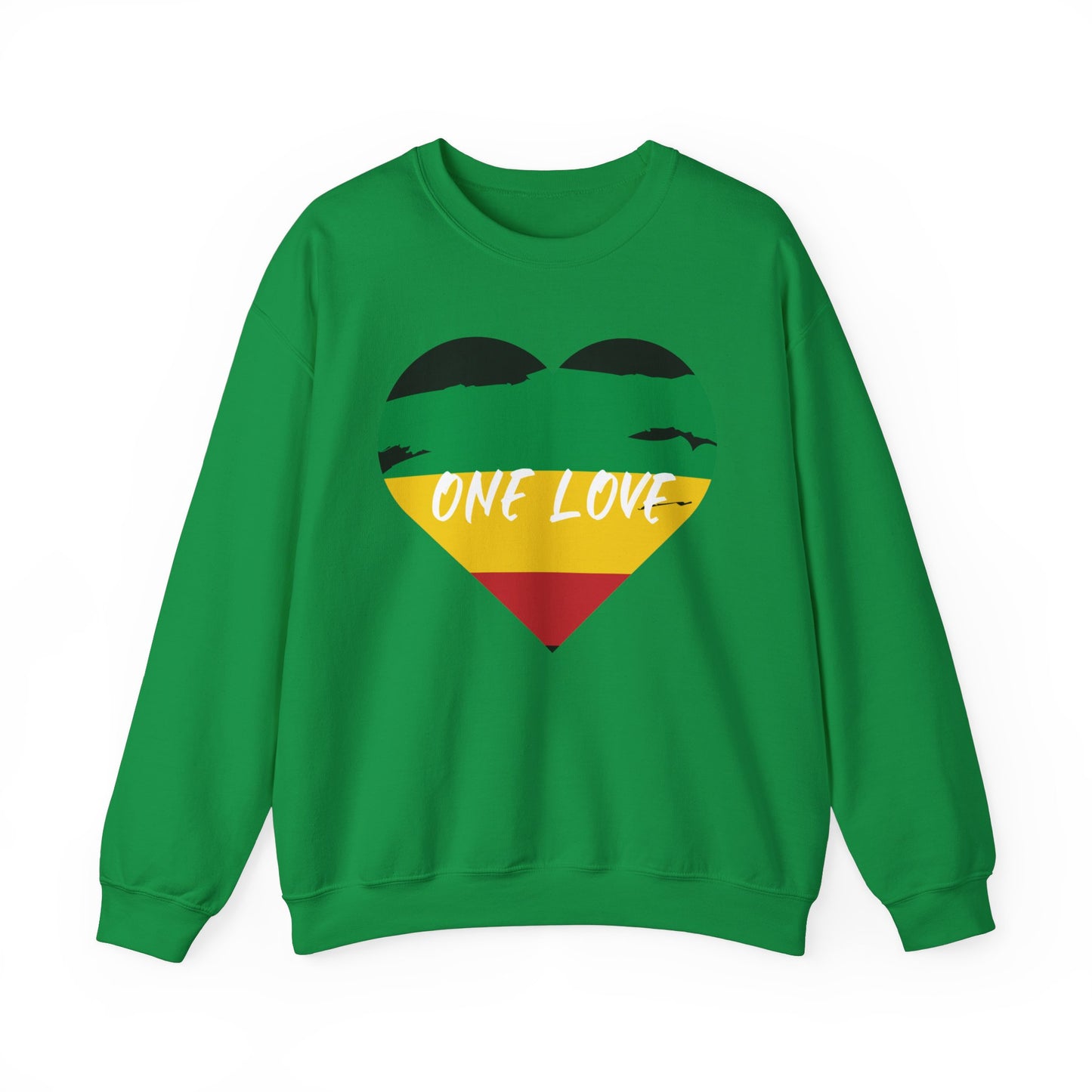 ONE LOVE HEART CREWNECK SWEATSHIRT GIFT