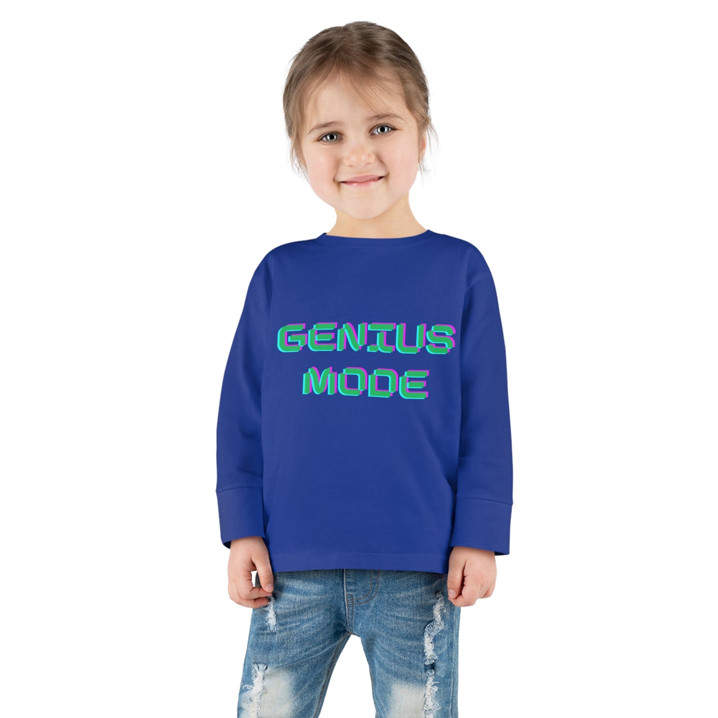 TODDLER GENIUS MODE LONG SLEEVE T SHIRT